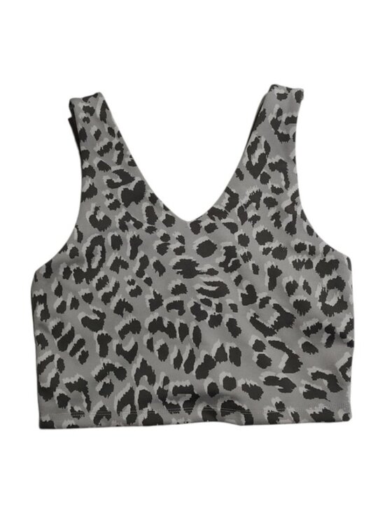 aerie Other - Offline by Aerie Gray Leopard Recharge Sports Bra XS Least Support Unpadded